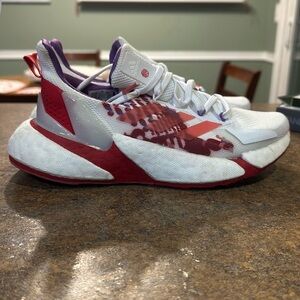 Adidas Women's Sneakers - Red and White